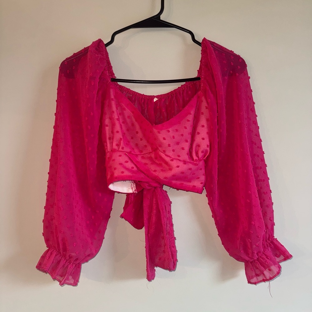 Bow Back Crop Top